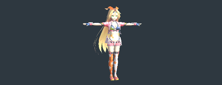 A character previewed in the creator kit